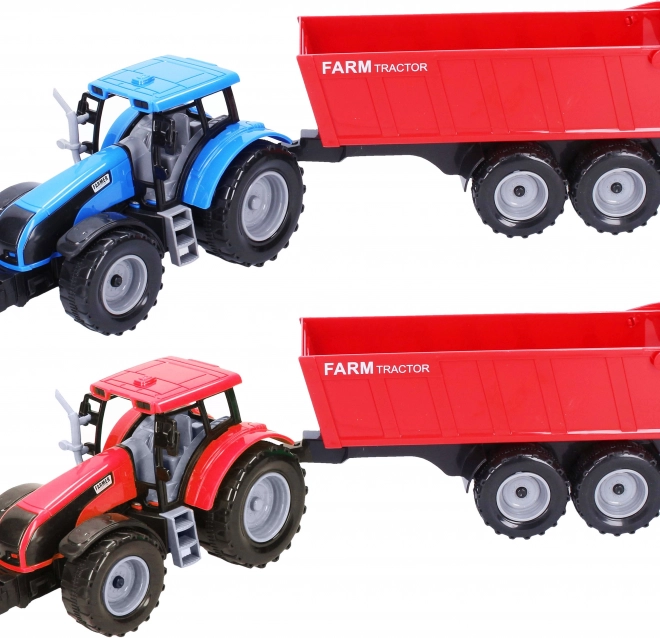 Traktor med anhænger svinghjul 42 cm