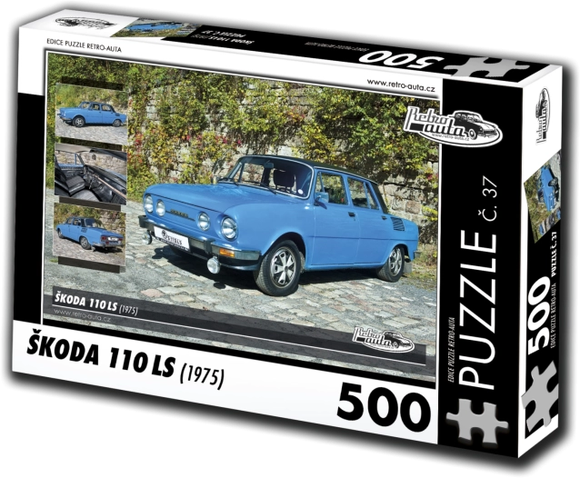 RETRO-AUTA puslespil Škoda 110 LS 500 brikker