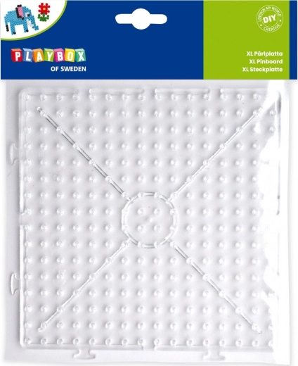 Playbox perleplade til strygeperler XL – kvadrat, sammenkoblingsbar