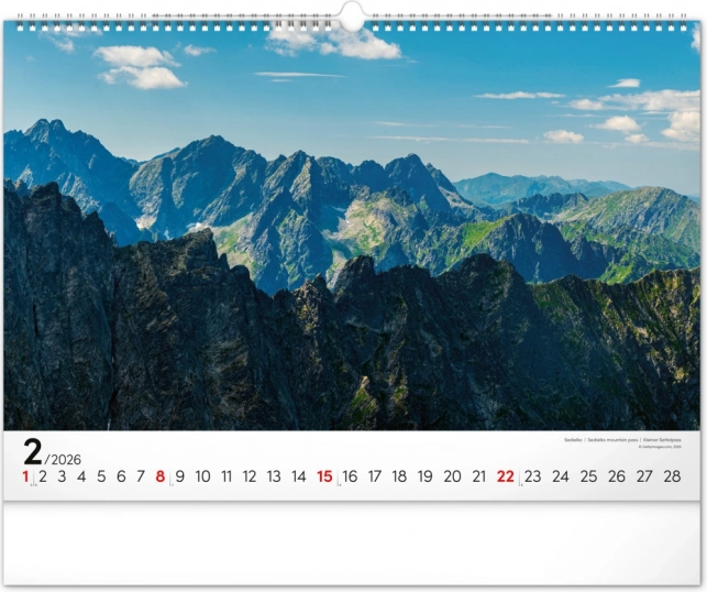Vægkalender Magické Tatry 2026