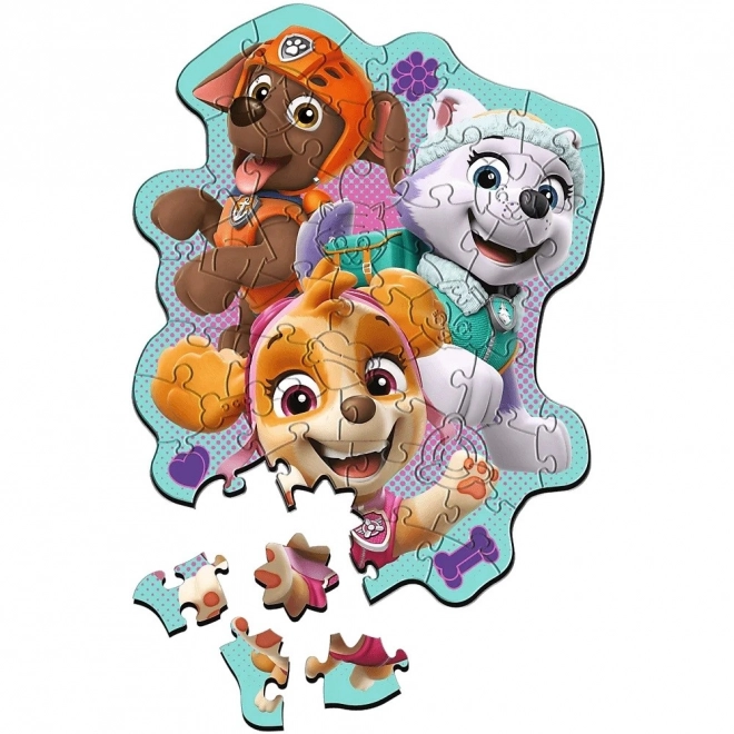 Træpuslespil Paw Patrol 50 brikker