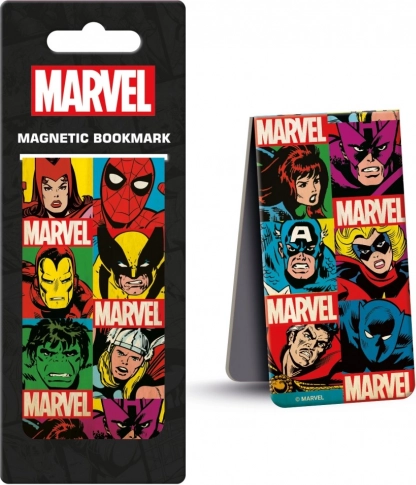 Marvel magnetisk bogmærke Retro Grid
