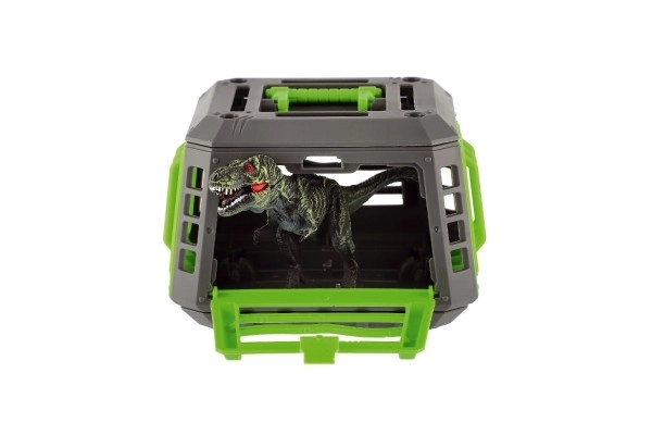 Dinosaurus i et bur plast 13x9cm mix arter