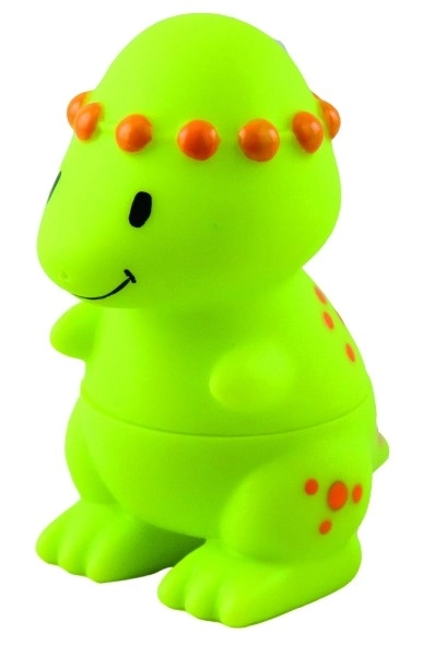 Sammenfoldelige gummidinosaurer til badet