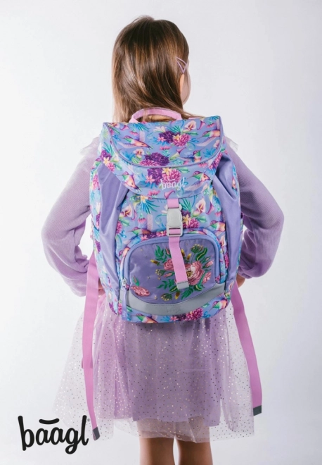 BAAGL Skole rygsæk Airy Kolibri