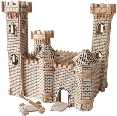 Træ 3D-puslespil krigsskib – sejlskib Ørn