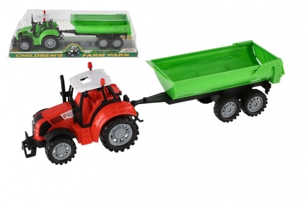 Traktor med trailer til børn