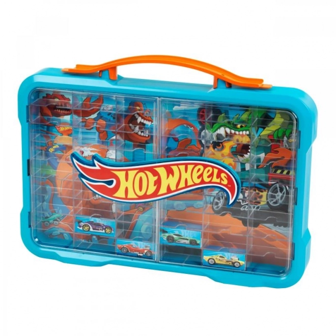 Hot Wheels samlevitrine med belysning