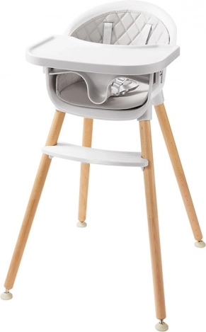 2Kids Toys højstol grå
