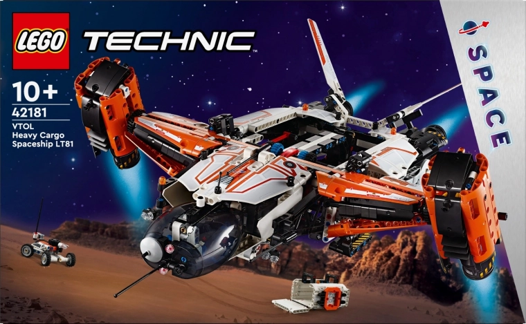 Lego Technic VTOL LT81 rumtransport-fly