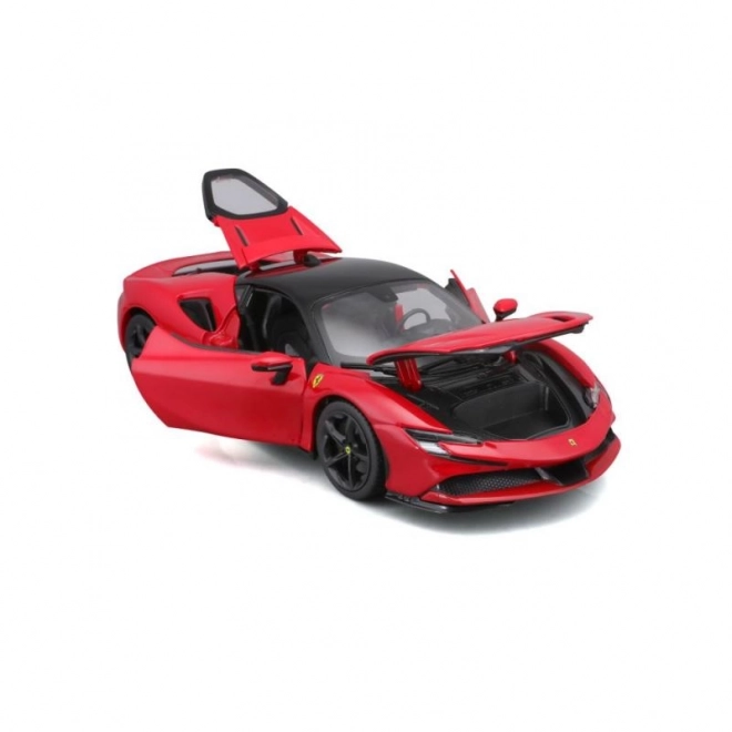 Metalmodel Ferrari SF90 Stradale rød 1:18