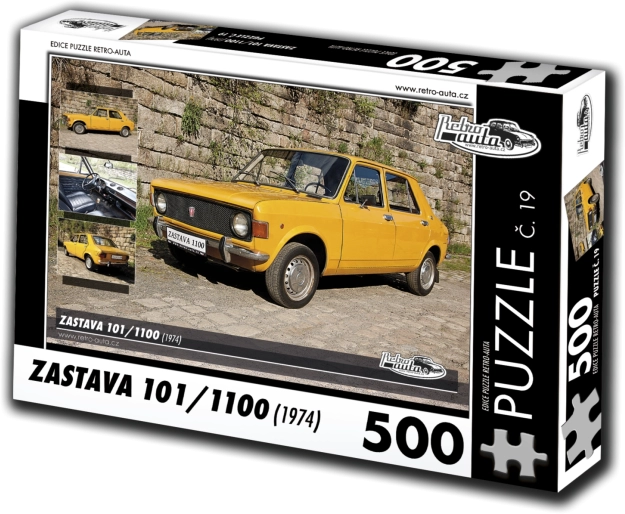 Retro-bil puslespil Zastava 101/1100 (1974) – 500 brikker