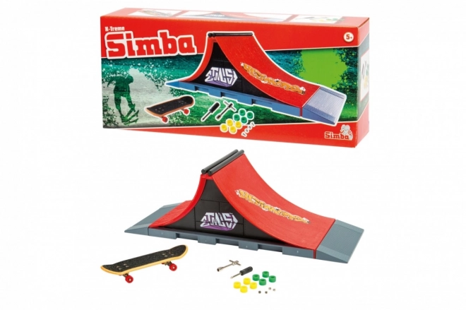 Mini skateboard sæt WOT med rampe Utlimate