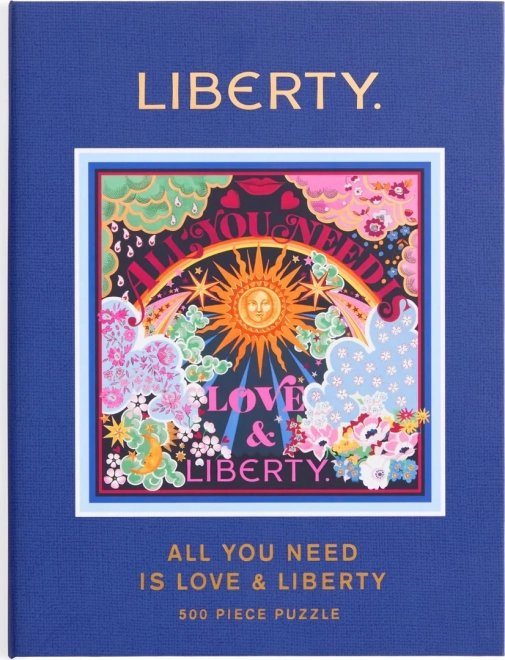 Firkantet puslespil GALISON Liberty: Alt hvad du behøver er kærlighed 500 brikker