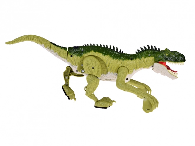 Grøn dinosaur med fjernbetjening