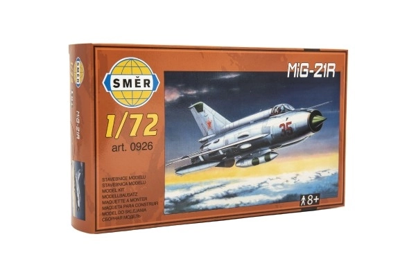 Realistisk model af fly MiG-21R i skala 1:72