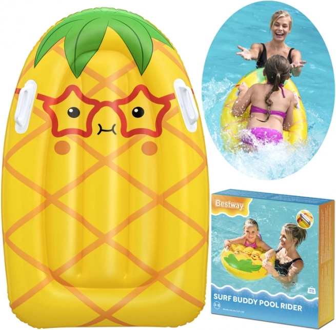 Bestway oppustelig flydeplade til børn – Ananas