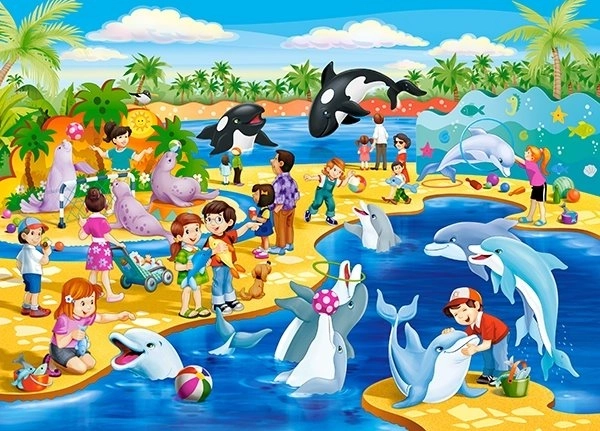 Puslespil Delfinarium 60 dele