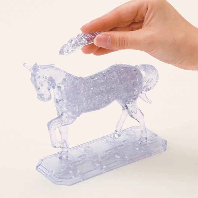 3D Crystal puslespil Hest 100 stykker