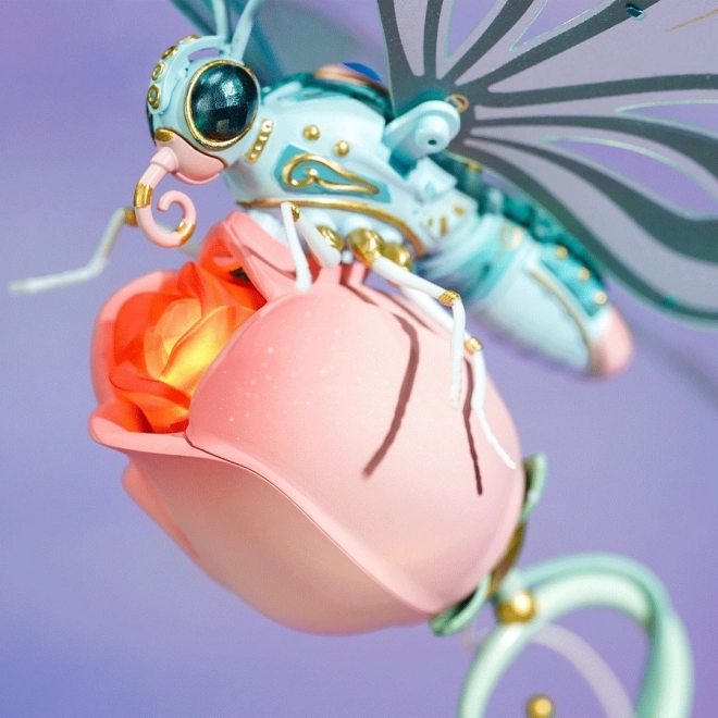 Mekanisk 3D dekoration sommerfugl