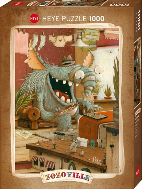HEYE Puzzle Zozoville: Tøjvask 1000 brikker