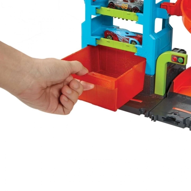 Hot Wheels City Mega Bilvask