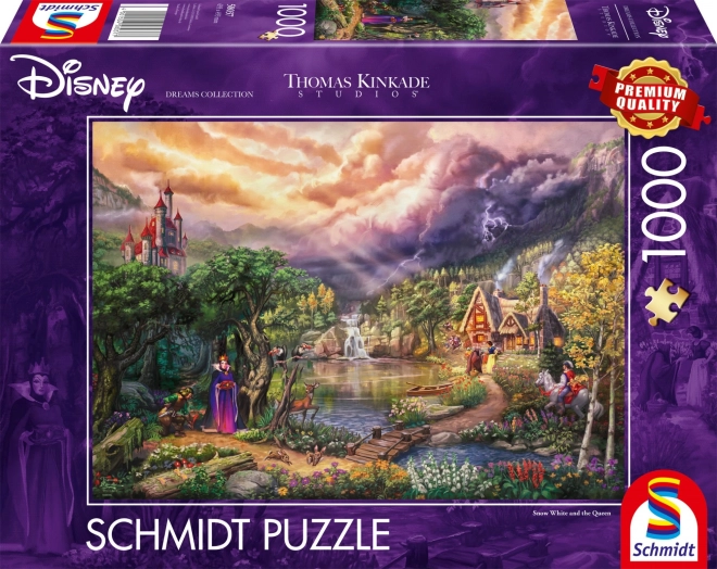 Puzzle SCHMIDT Disney: Snehvide og Dronningen 1000 brikker