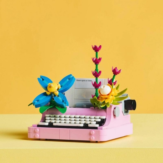Byggesæt til børn - Skrivemaskine med blomster LEGO Creator 3-i-1