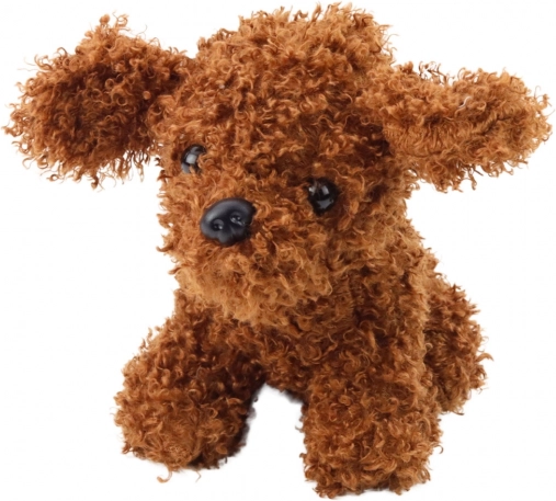 Plysven kammerat puddel 20 cm brun