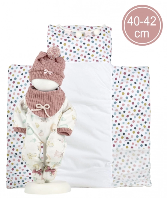 Påklædning til babydukke New Born med tilbehør