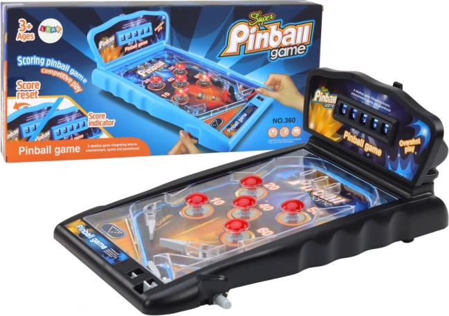 Bord-pinball med lys, lyde og pointtæller