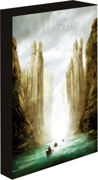 Lysende LED-billede Ringenes Herre Argonath 30 × 40 cm