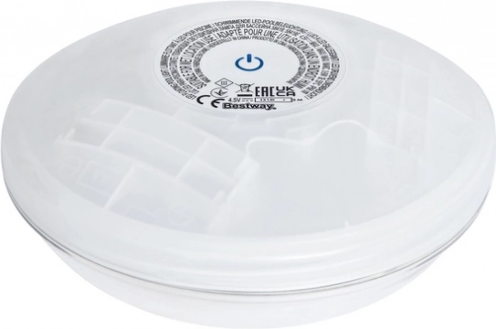 Flydende LED lampe til pool Bestway