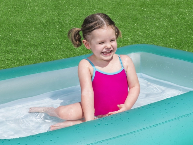 Bestway oppustelig pool Aquababes med oppustelig bund
