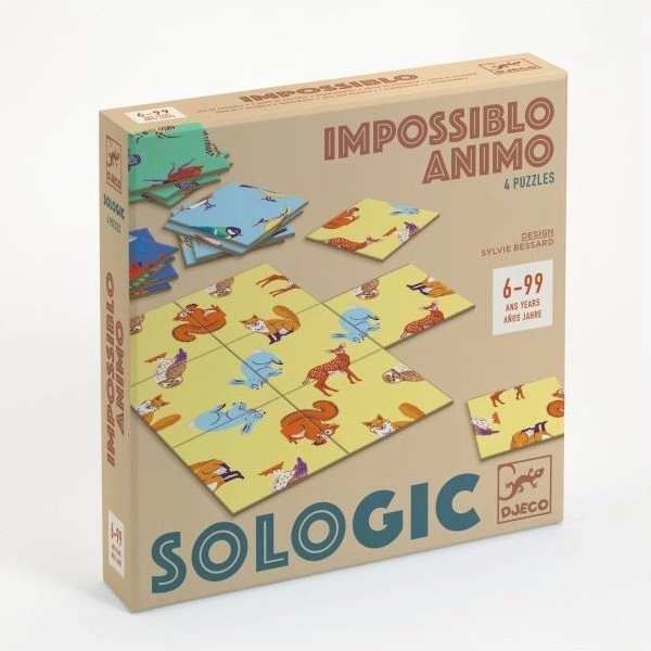 DJECO Logik spil Sologic Impossiblo - Dyr