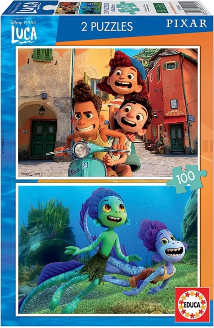 Puzzle EDUCA Luca 2×100 brikker