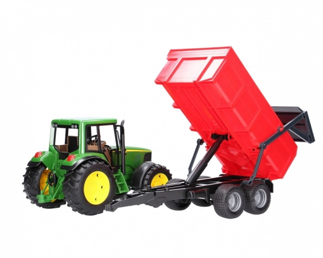 Bruder Traktor John Deere og tipvogn