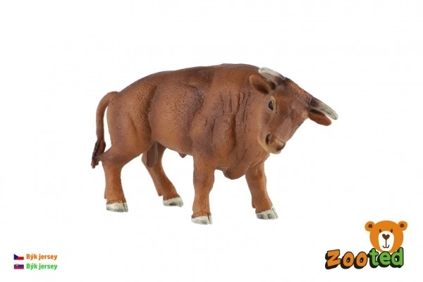 Tyrek jerseystof zooted plast 14cm i pose