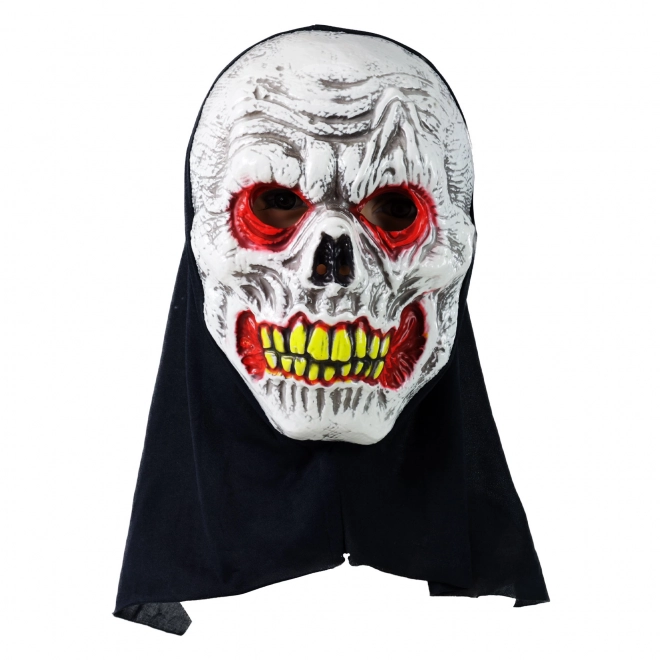 Skeletmaske med tørklæde
