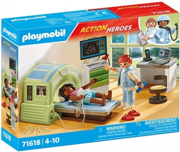 Action Heroes figur-sæt Patient ved magnetisk resonans