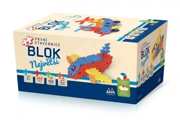 Byggesæt BLOK Største plastiksættet