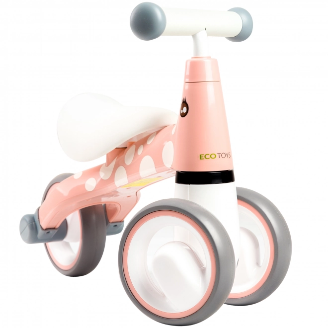 ECOTOYS Løbecykel Flamingo lyserød