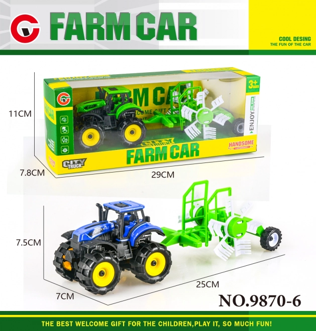 Traktor med energi opbevarelse med trailer 25 cm