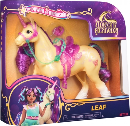 Unicorn Academy børstbar enhjørning Leaf 24 cm