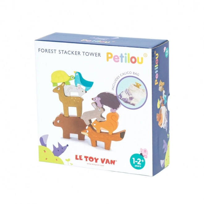 Balancetårn Le Toy Van Petilou - skovdyr
