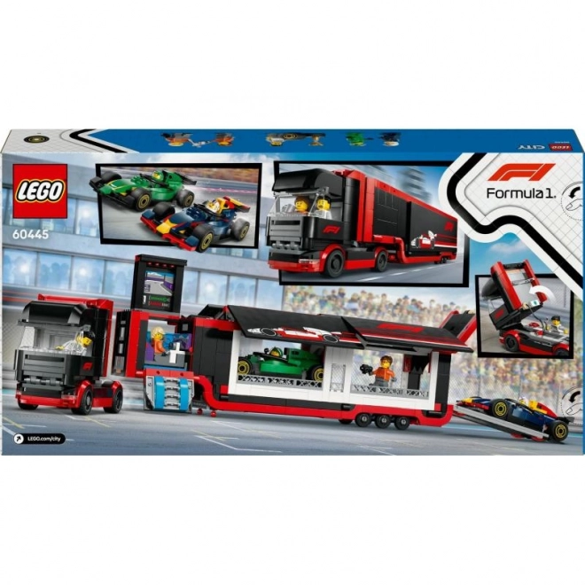 LEGO® City 60445 Lastbil F1® med biler F1® RB20 og AMR24