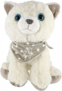 Plysbamse-killing med tørklæde 22 cm