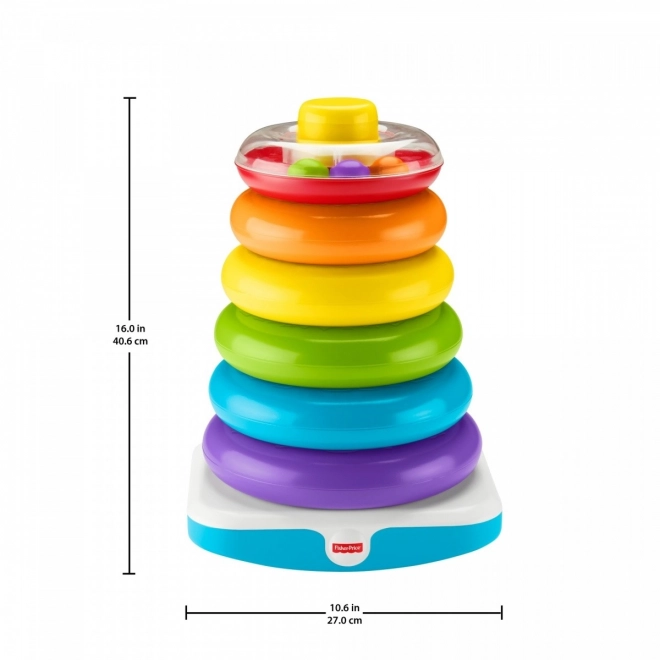 Stor pyramide af ringe fra Fisher-Price