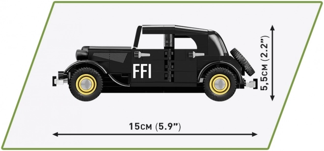 COBI 2266 1938 Citroën Traction 11CV, 1:35, 236 kl, 1 f