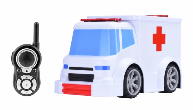 RC ambulance med stemmestyring 1:24